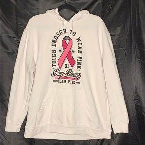 Team pink Breast cancer hoodie